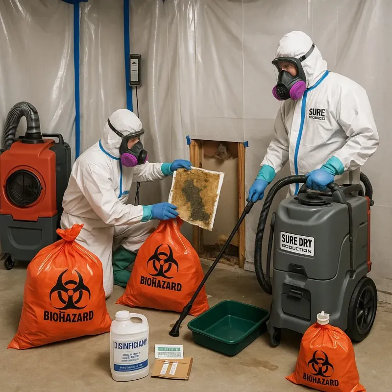 Contaminated Water Handling Protocols process in Harris Hill, NY